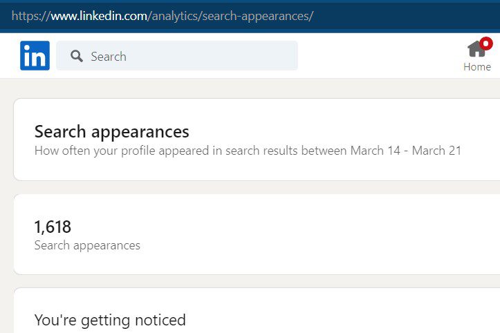 LinkedIn - Weekly Searches