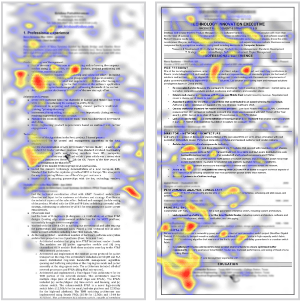 Ladders Recruiter Eye-Tracking Study of Bad and Good Resumes